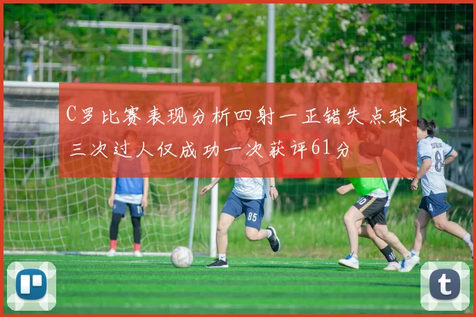 C罗比赛表现分析四射一正错失点球三次过人仅成功一次获评61分