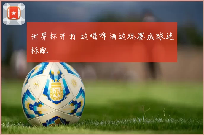 世界杯开打 边喝啤酒边观赛成球迷标配